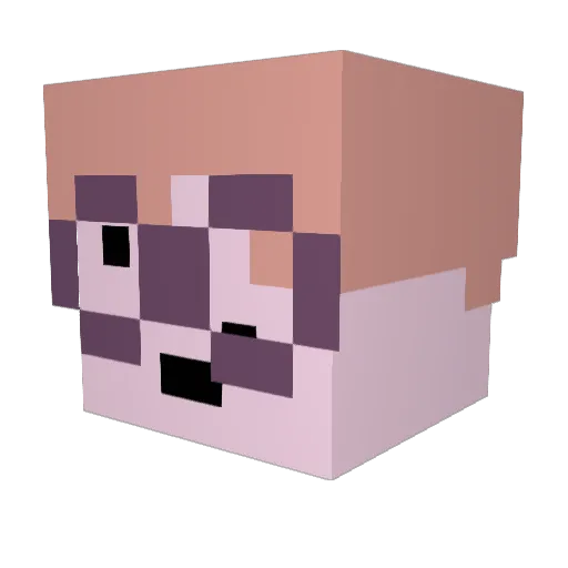 Bentley_RR Minecraft avatar head, 3D render