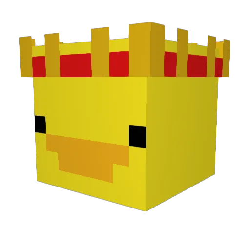 Bento1332 Minecraft avatar head, 3D render
