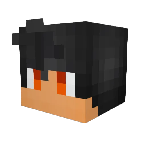 Bento25 Minecraft avatar head, 3D render