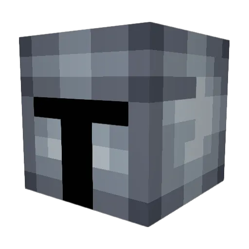 Bentoe_ Minecraft avatar head, 3D render