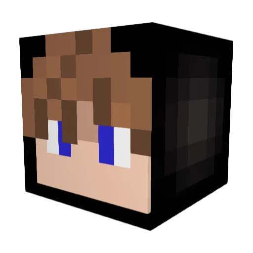 BenuCFH Minecraft avatar head, 3D render
