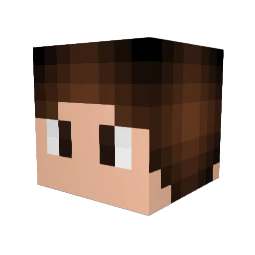 Beny__ Minecraft avatar head, 3D render