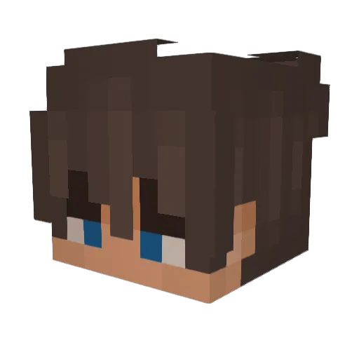 BenzFahrer8 Minecraft avatar head, 3D render