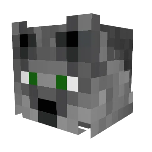 BenzS550 Minecraft avatar head, 3D render