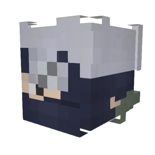 Benzaldo Minecraft avatar head, 3D render