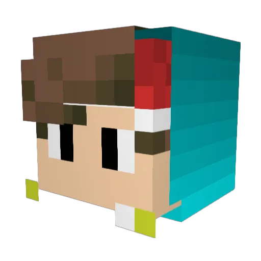 Benzion_Rozolyo Minecraft avatar head, 3D render