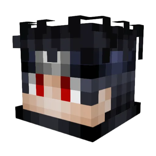 Benzo_Maximus Minecraft avatar head, 3D render