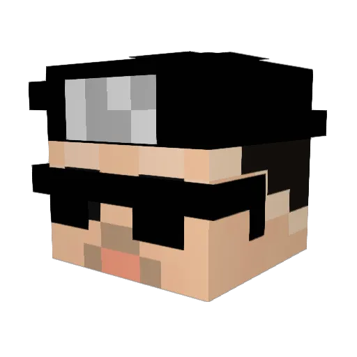 Benzzz8195 Minecraft avatar head, 3D render