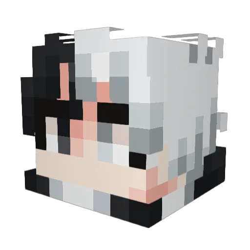 BeomJuny Minecraft avatar head, 3D render