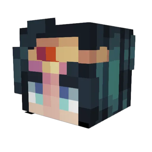Beomni_4i Minecraft avatar head, 3D render