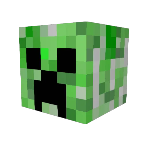 Beowen Minecraft avatar head, 3D render