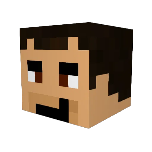 Bepis786 Minecraft avatar head, 3D render