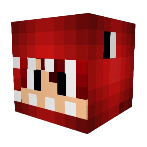 Ber8895 Minecraft avatar head, 3D render
