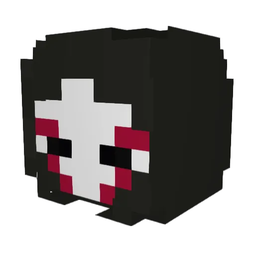 Berandal Minecraft avatar head, 3D render