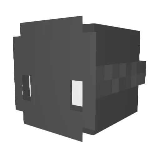 Berat_normal11 Minecraft avatar head, 3D render