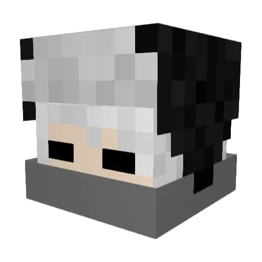 Bercioch Minecraft avatar head, 3D render