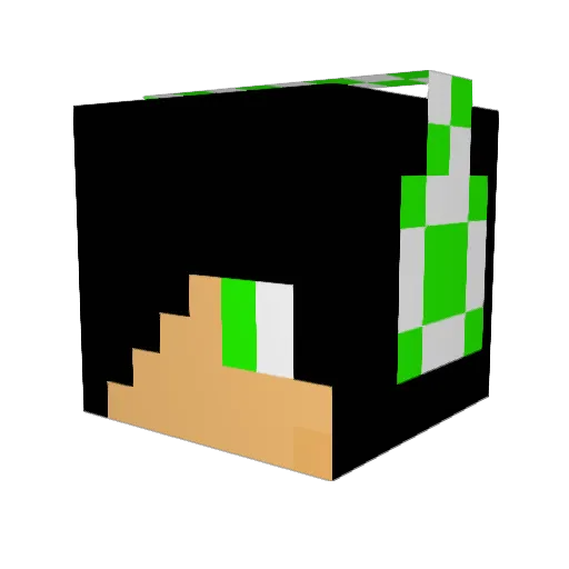 Berea101 Minecraft avatar head, 3D render
