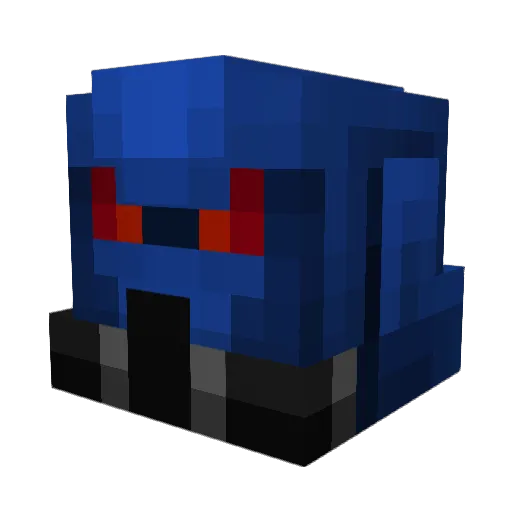 BerelC123 Minecraft avatar head, 3D render