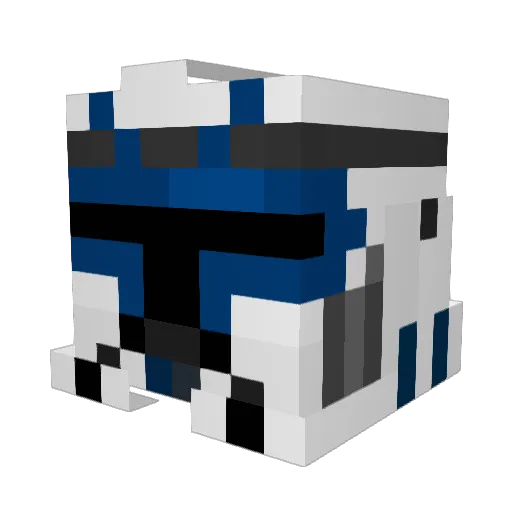 Bergi20012 Minecraft avatar head, 3D render