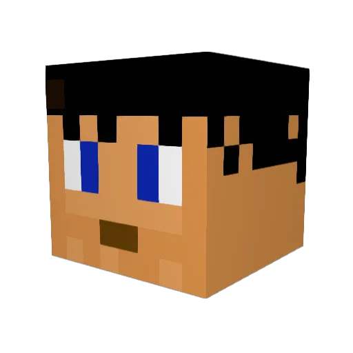 Berginator94 Minecraft avatar head, 3D render