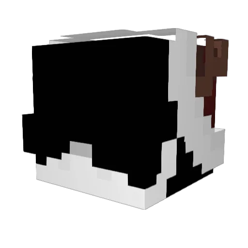 Bergui Minecraft avatar head, 3D render
