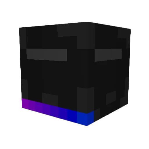 Bergwerkszwerg Minecraft avatar head, 3D render