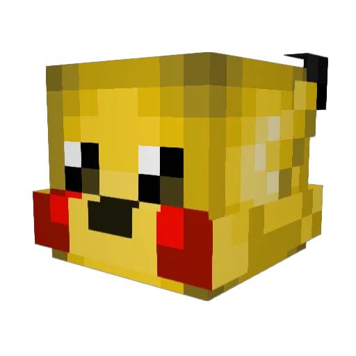 Bergy_N Minecraft avatar head, 3D render