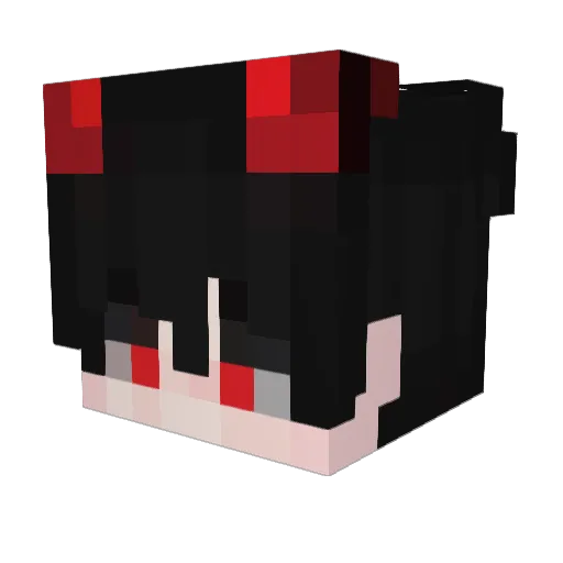 Berhtulf Minecraft avatar head, 3D render