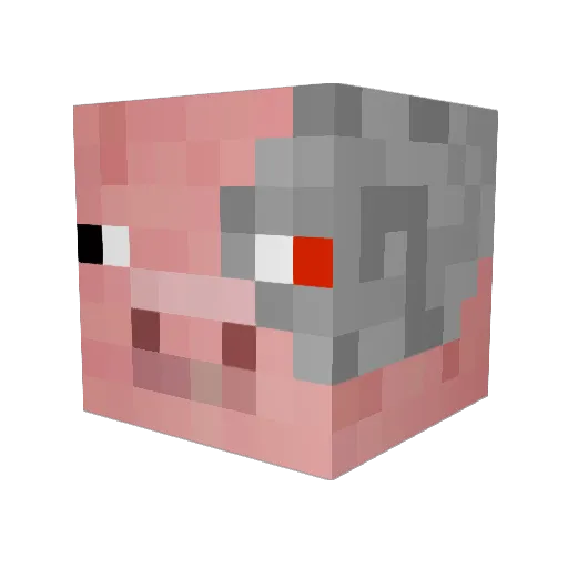 Beriothlol Minecraft avatar head, 3D render