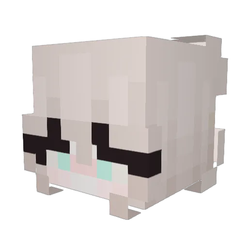 Berith_ Minecraft avatar head, 3D render