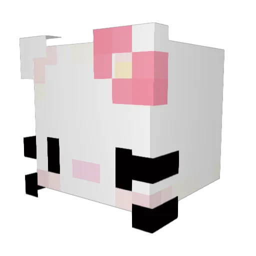 Beriwq Minecraft avatar head, 3D render
