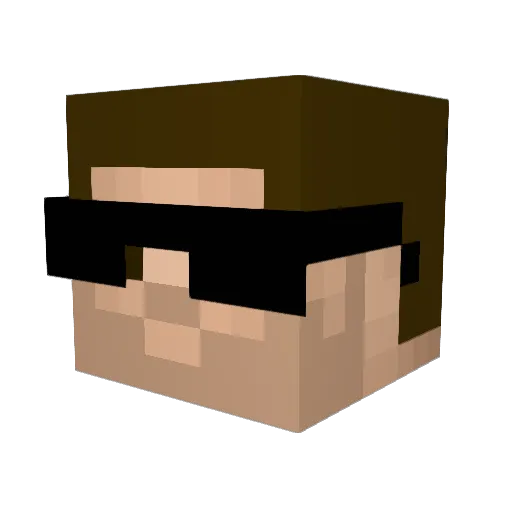 BerkayOner16 Minecraft avatar head, 3D render