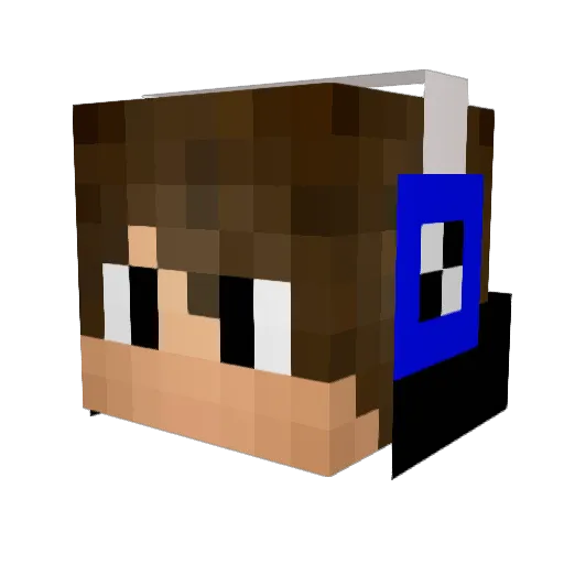 Berke1903 Minecraft avatar head, 3D render