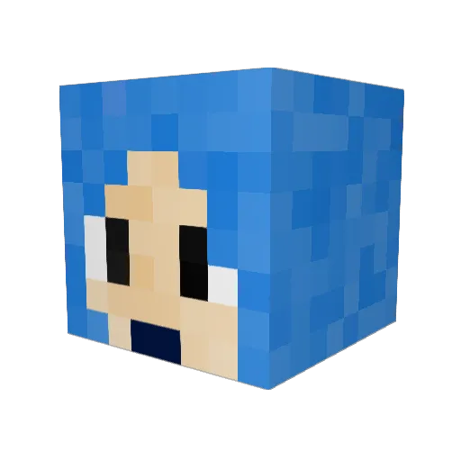 Berke6797 Minecraft avatar head, 3D render