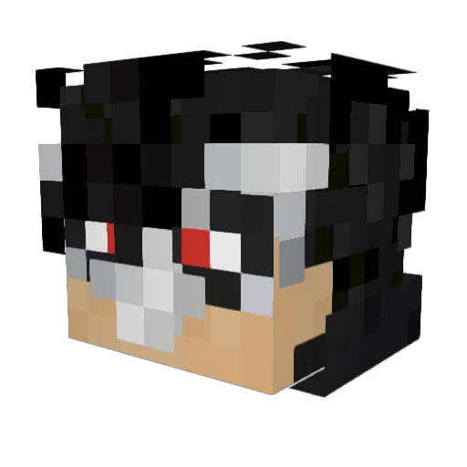 BerkeEfendi Minecraft avatar head, 3D render