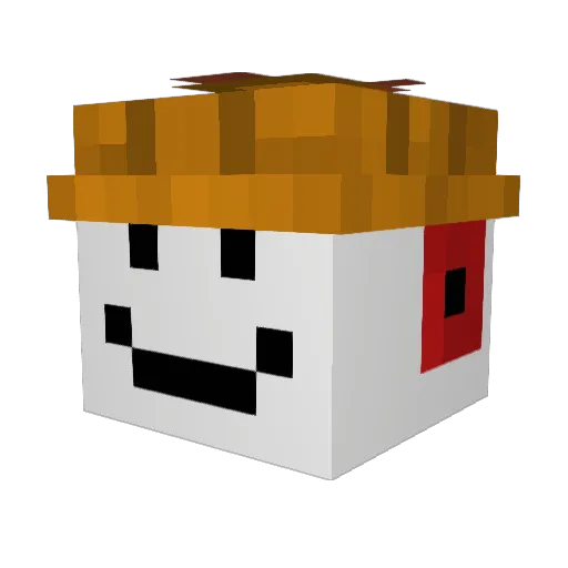 Berkehan1234 Minecraft avatar head, 3D render