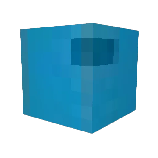 Berkenotburke Minecraft avatar head, 3D render
