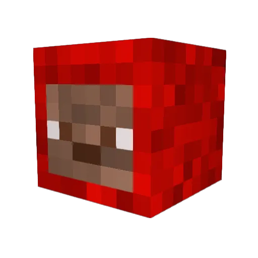 Berlioz311 Minecraft avatar head, 3D render