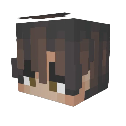 BernardCambourg Minecraft avatar head, 3D render