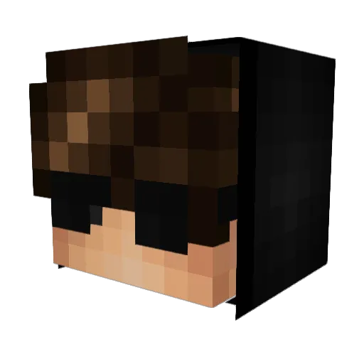 Bernie_1190 Minecraft avatar head, 3D render