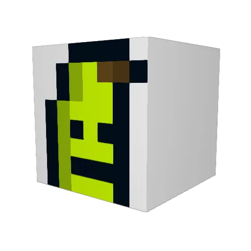 Bernoth Minecraft avatar head, 3D render