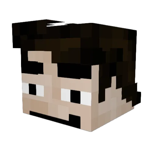 Berol4 Minecraft avatar head, 3D render