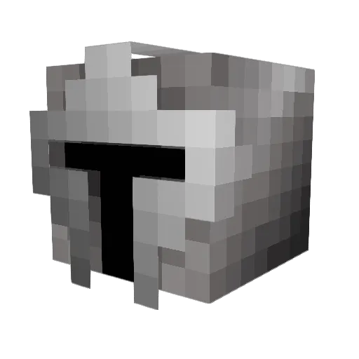 Berqis Minecraft avatar head, 3D render
