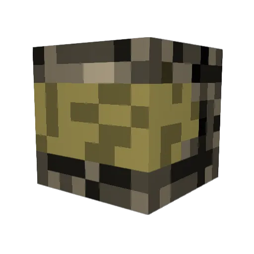 Berreta50Cal Minecraft avatar head, 3D render