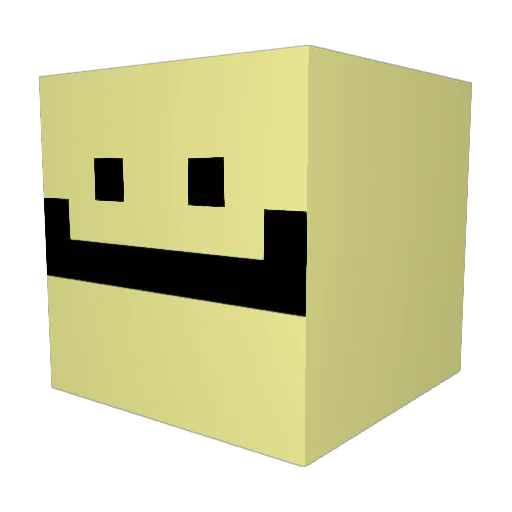 Berrogui Minecraft avatar head, 3D render