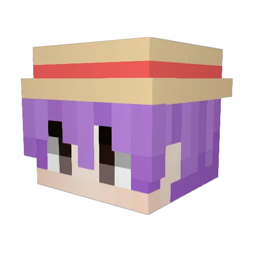 Berry0308 Minecraft avatar head, 3D render