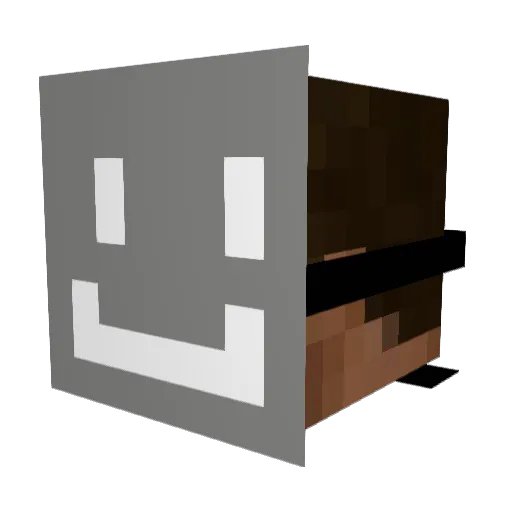 BerryGamezz Minecraft avatar head, 3D render