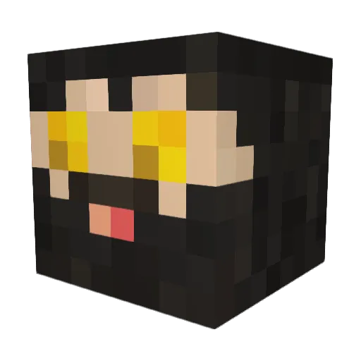 BerryGarcia21 Minecraft avatar head, 3D render