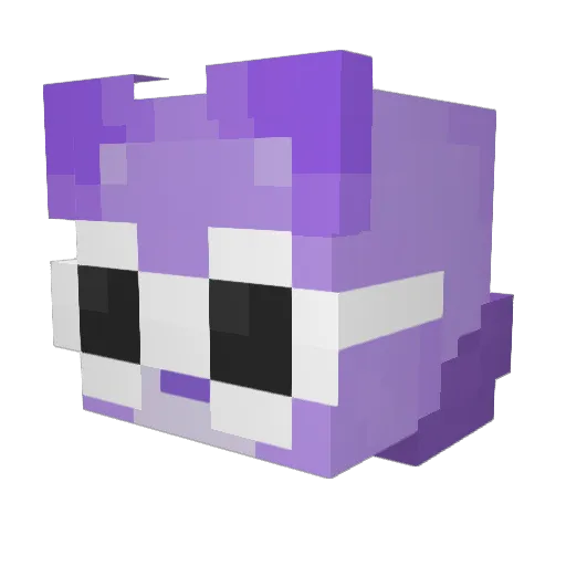 BerryRaspberryxx Minecraft avatar head, 3D render