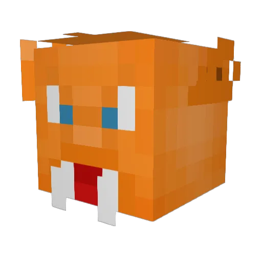 BerryThe Minecraft avatar head, 3D render